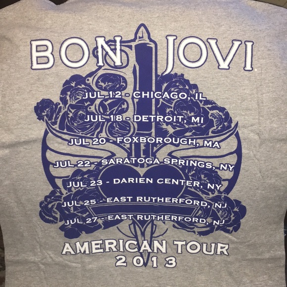 Bon Jovi 2013 Concert T Shirt - Picture 5 of 5